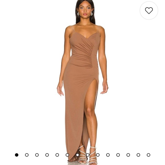 Katie May Colette Gown in Cocoa - Picture 3 of 14